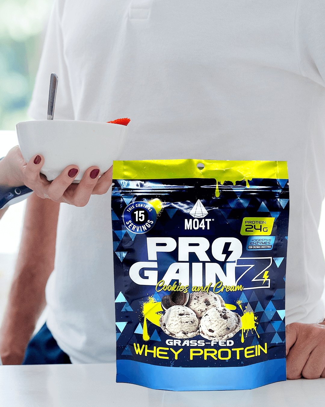 ProGainz Whey Protein Cookies & Cream (15 Servings)