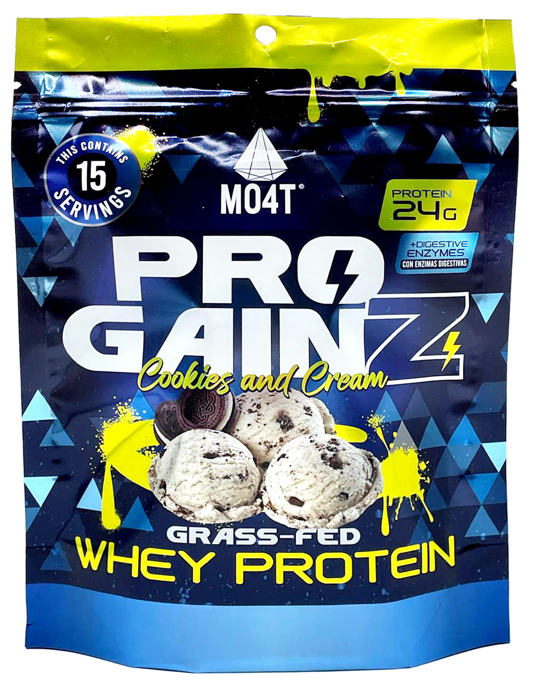 ProGainz Whey Protein Cookies & Cream (15 Servings)