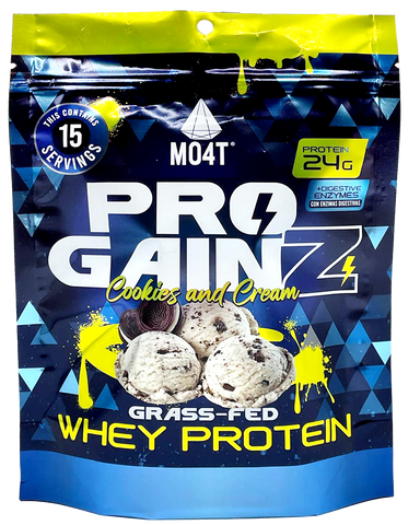 ProGainz Whey Protein Cookies & Cream (15 Servings)
