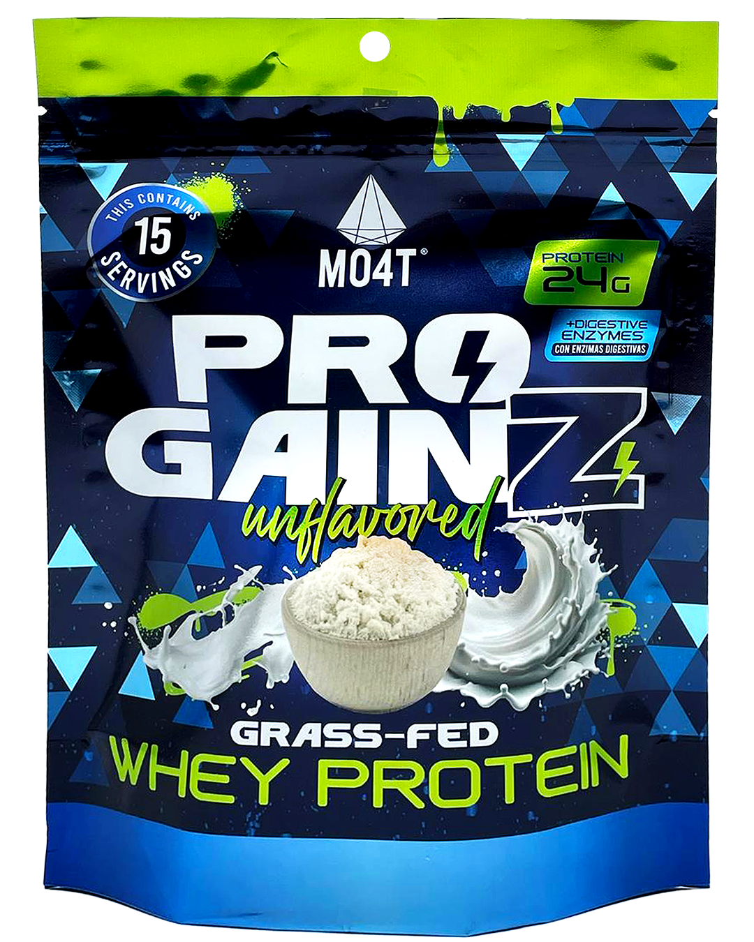 ProGainz Whey Protein Unflavored (15 Servings)