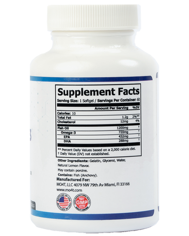 Omega-3 with EPA and DHA: For heart, brain and immune system