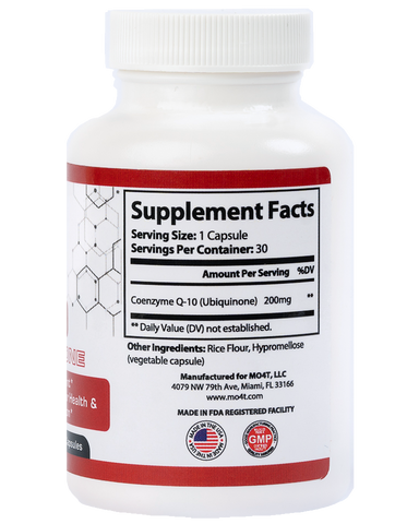 CoQ10: Potent Antioxidant, cardiovascular health and energy production