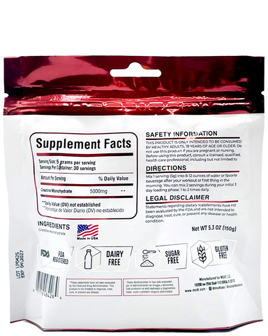 Creatine Monohydrate Micronized Powder