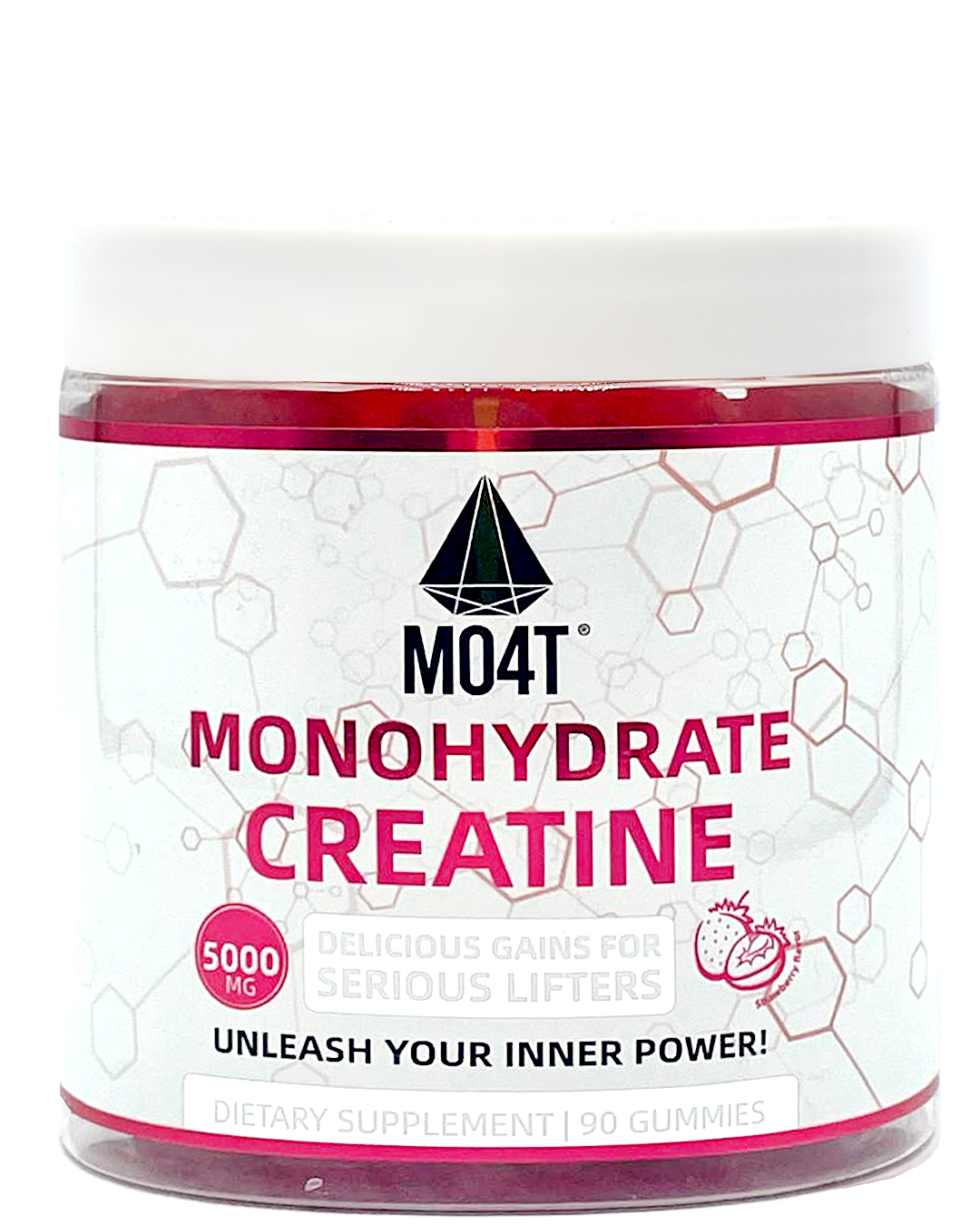 Creatine Monohydrate Gummies (Strawberry Flavor)
