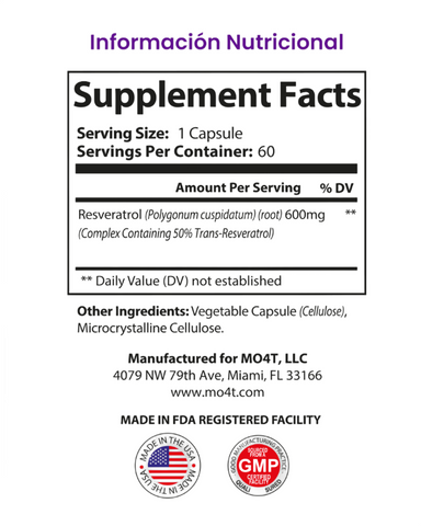 Trans Resveratrol: Antioxidant